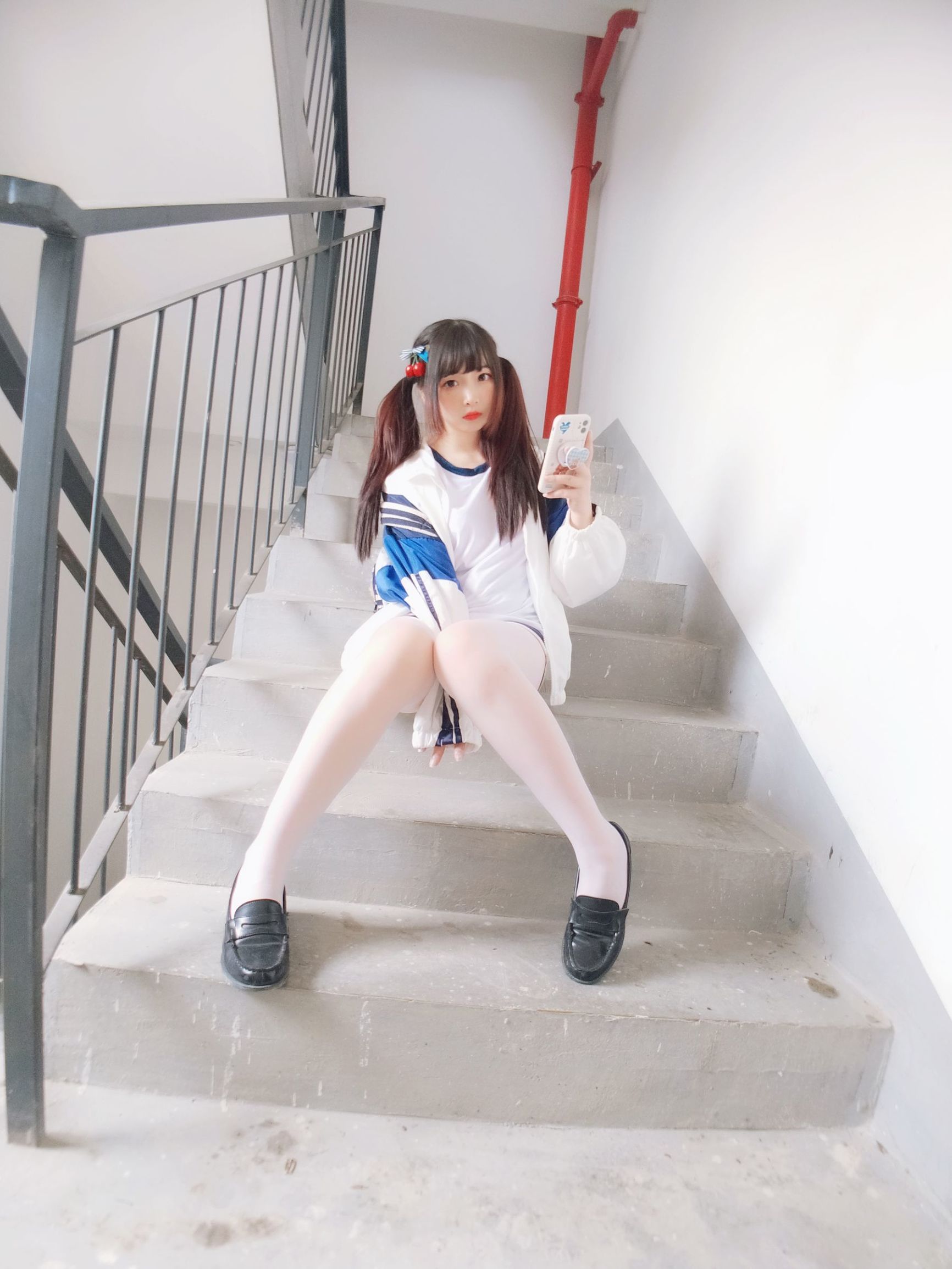 [COS福利]二次元美女古川kagura白丝体操运动服插图6